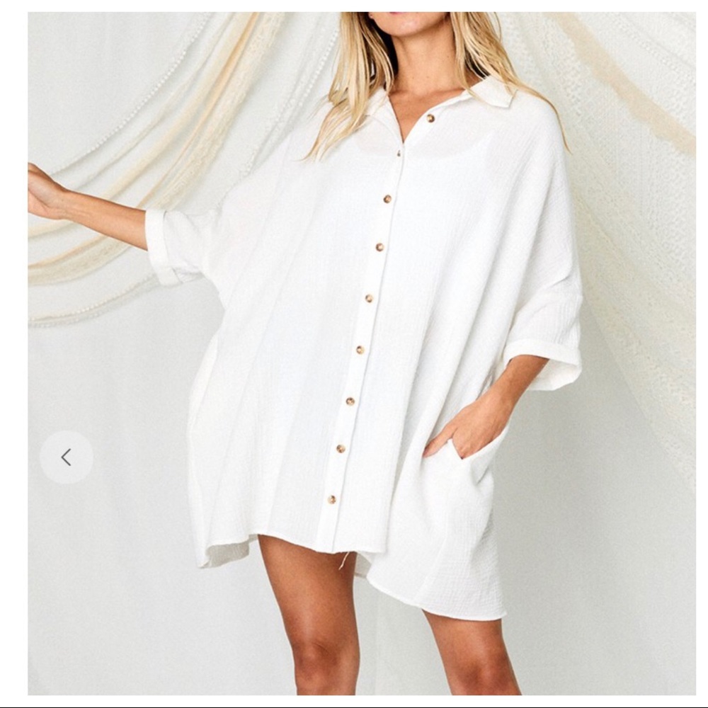 ✨LAST ONE✨Absolutely fabulous Overfit shirt tunic - Picture 2 of 6